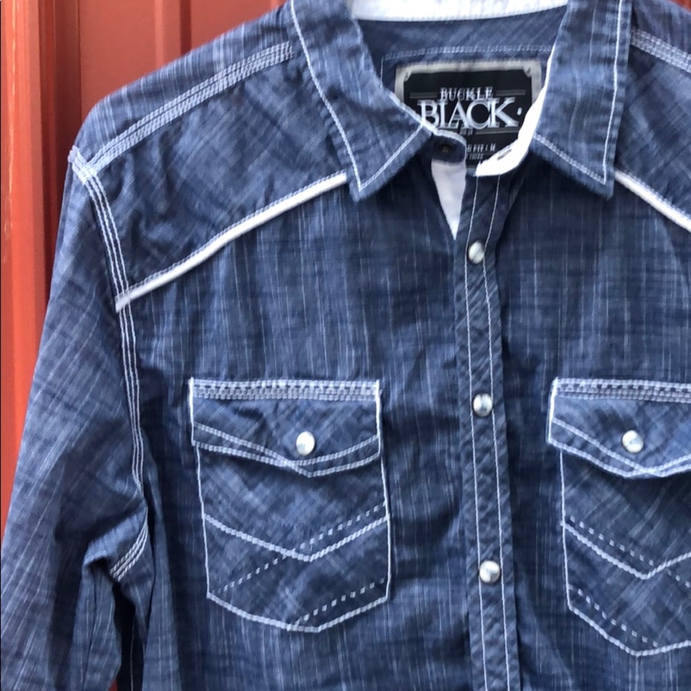 Buckle | Buckle Black Standard Fit Shirt - Picture 3 of 4